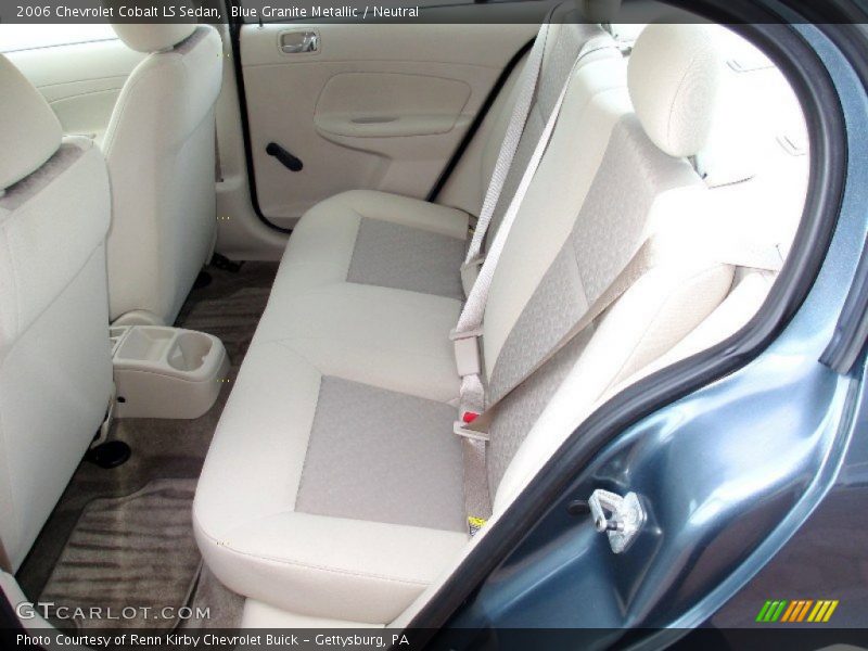 Rear Seat of 2006 Cobalt LS Sedan