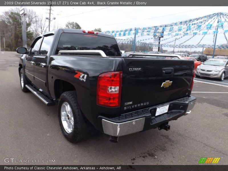 Black Granite Metallic / Ebony 2009 Chevrolet Silverado 1500 LT Z71 Crew Cab 4x4