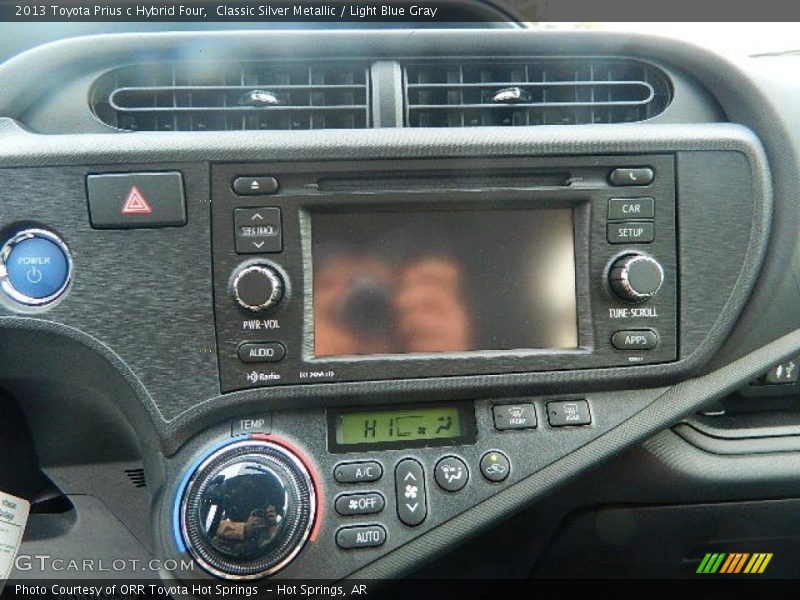 Classic Silver Metallic / Light Blue Gray 2013 Toyota Prius c Hybrid Four