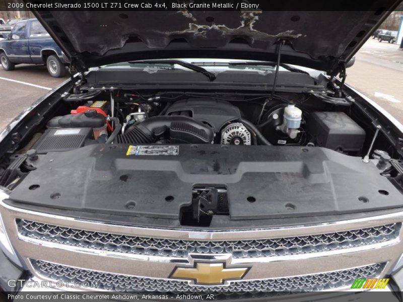 Black Granite Metallic / Ebony 2009 Chevrolet Silverado 1500 LT Z71 Crew Cab 4x4