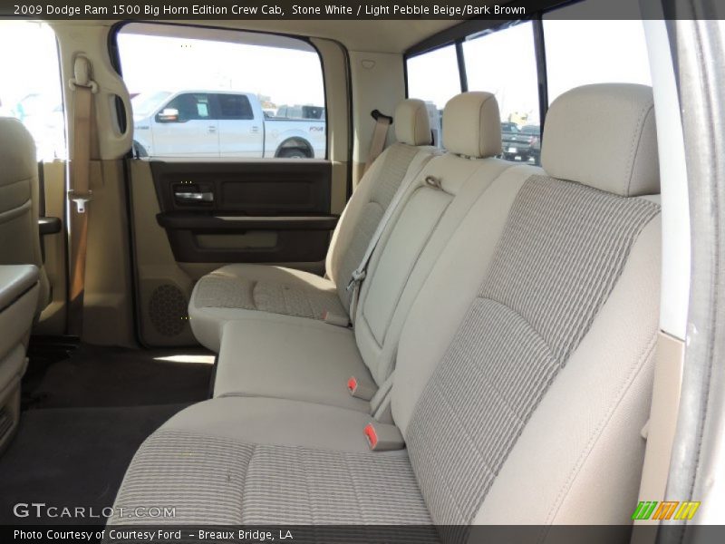 Rear Seat of 2009 Ram 1500 Big Horn Edition Crew Cab