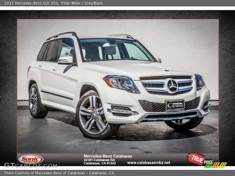 Polar White / Grey/Black 2013 Mercedes-Benz GLK 350