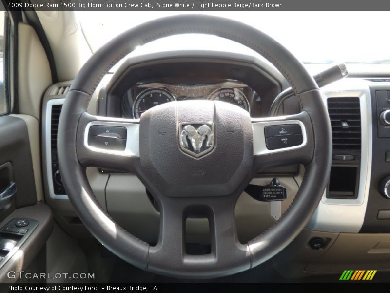  2009 Ram 1500 Big Horn Edition Crew Cab Steering Wheel
