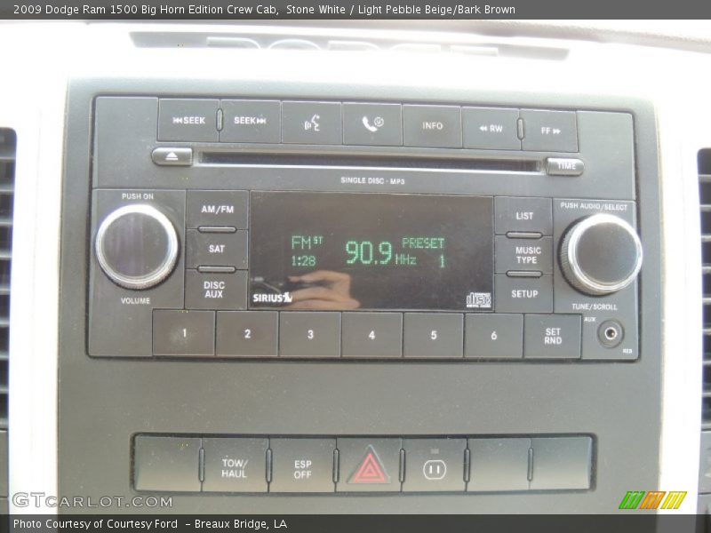 Audio System of 2009 Ram 1500 Big Horn Edition Crew Cab