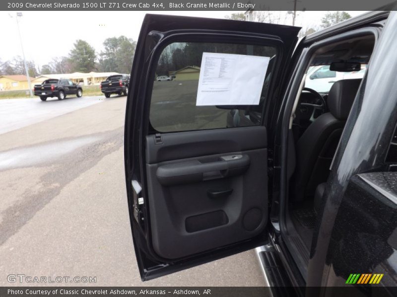 Black Granite Metallic / Ebony 2009 Chevrolet Silverado 1500 LT Z71 Crew Cab 4x4