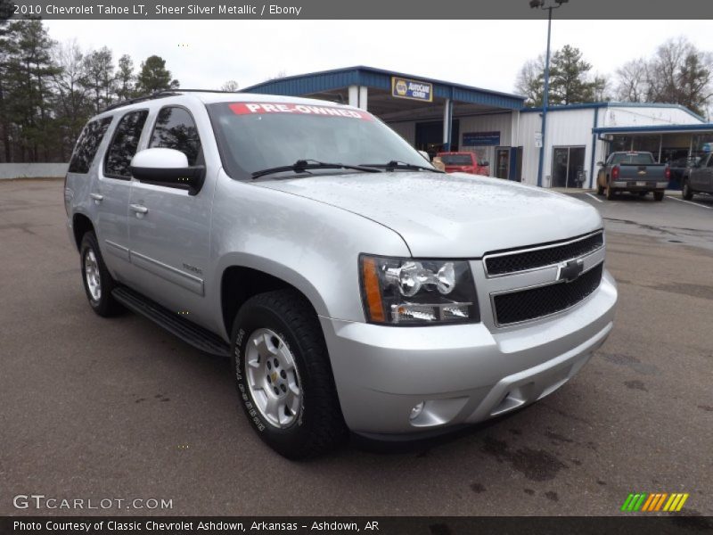 Sheer Silver Metallic / Ebony 2010 Chevrolet Tahoe LT