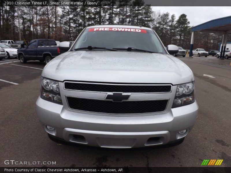 Sheer Silver Metallic / Ebony 2010 Chevrolet Tahoe LT