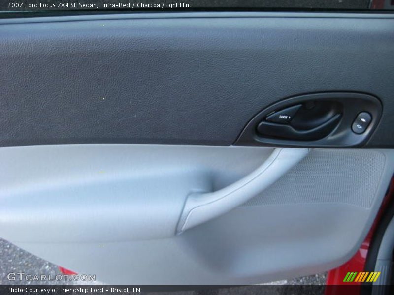 Infra-Red / Charcoal/Light Flint 2007 Ford Focus ZX4 SE Sedan