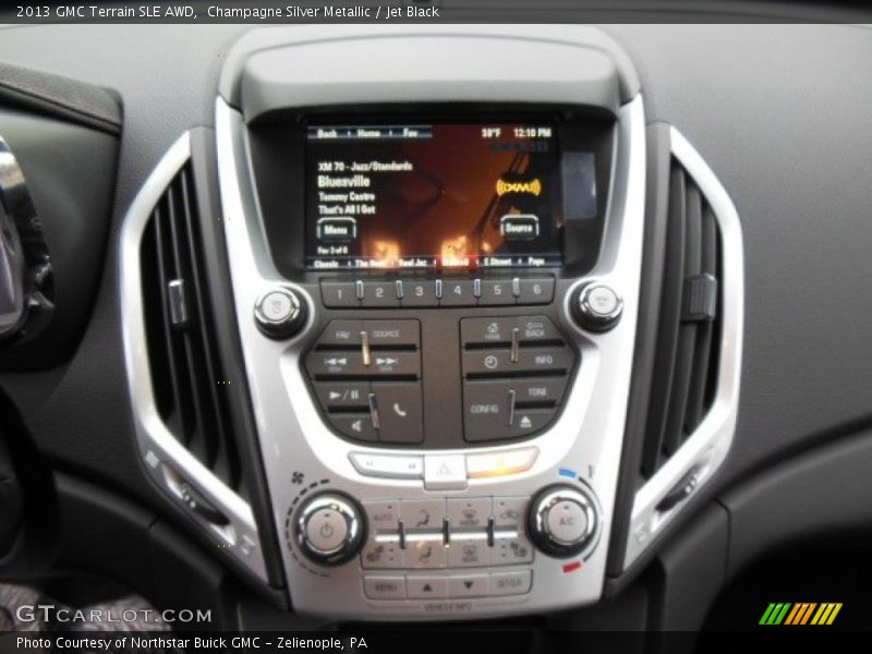 Champagne Silver Metallic / Jet Black 2013 GMC Terrain SLE AWD