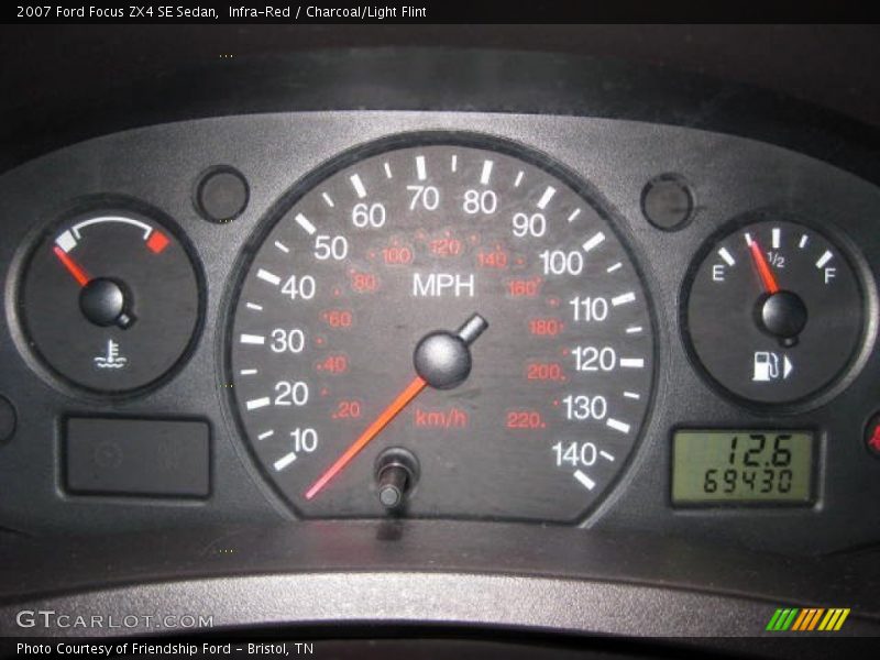  2007 Focus ZX4 SE Sedan ZX4 SE Sedan Gauges