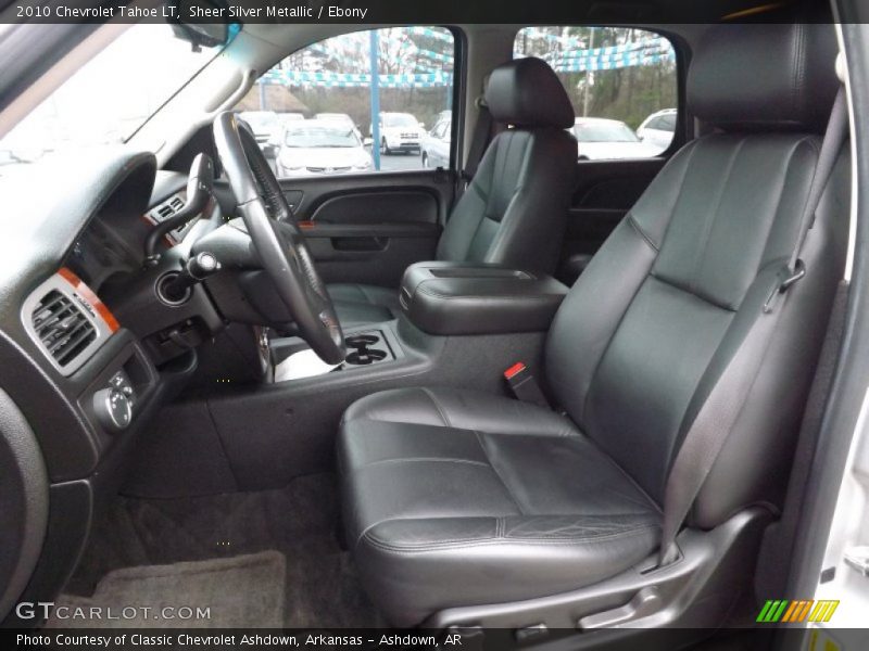 Front Seat of 2010 Tahoe LT