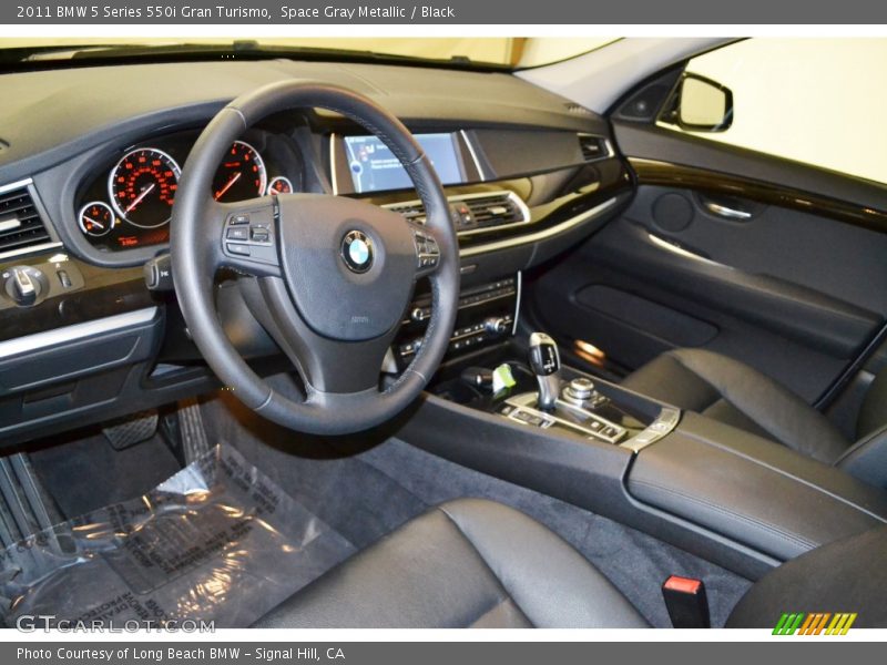 Black Interior - 2011 5 Series 550i Gran Turismo 