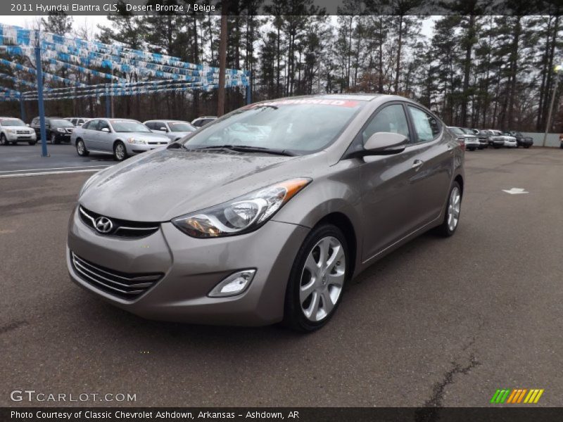 Desert Bronze / Beige 2011 Hyundai Elantra GLS