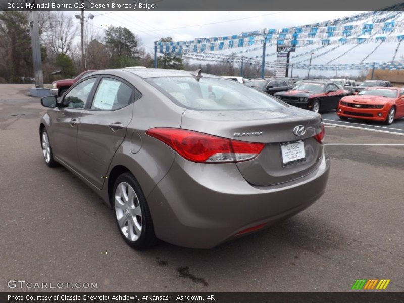 Desert Bronze / Beige 2011 Hyundai Elantra GLS