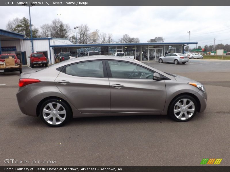 Desert Bronze / Beige 2011 Hyundai Elantra GLS