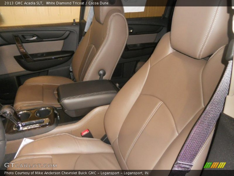 Front Seat of 2013 Acadia SLT
