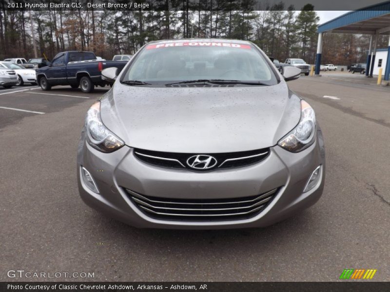 Desert Bronze / Beige 2011 Hyundai Elantra GLS