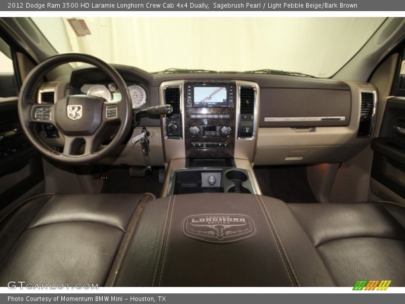 Dashboard of 2012 Ram 3500 HD Laramie Longhorn Crew Cab 4x4 Dually