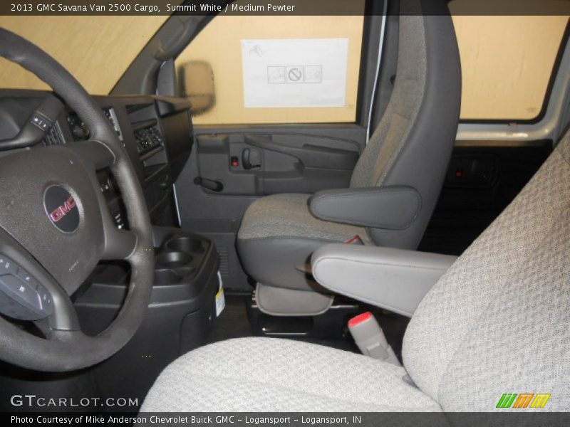  2013 Savana Van 2500 Cargo Medium Pewter Interior