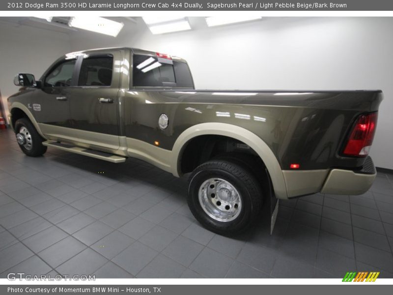  2012 Ram 3500 HD Laramie Longhorn Crew Cab 4x4 Dually Sagebrush Pearl