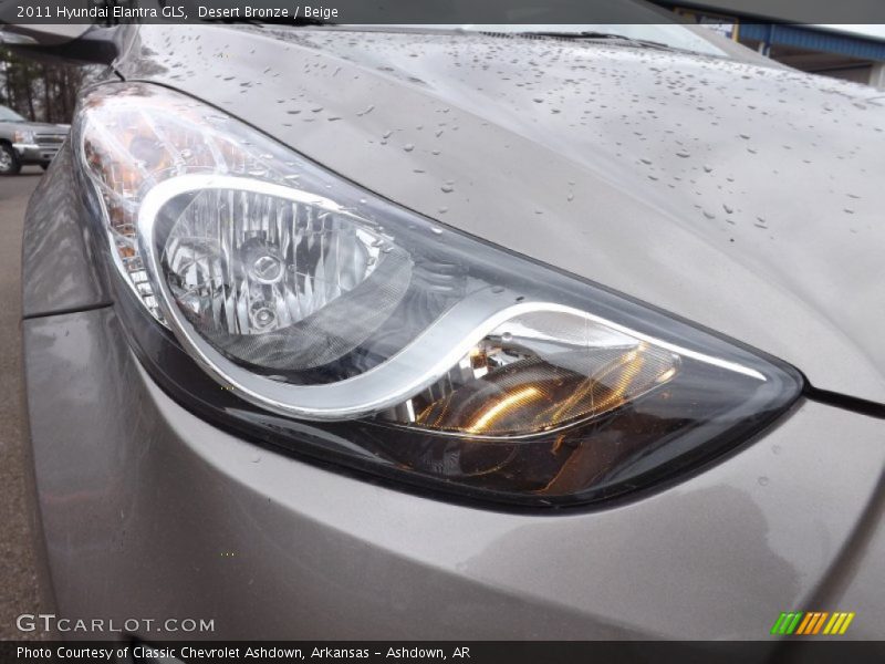 Desert Bronze / Beige 2011 Hyundai Elantra GLS