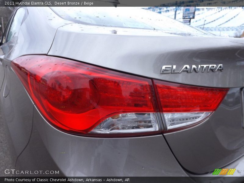 Desert Bronze / Beige 2011 Hyundai Elantra GLS