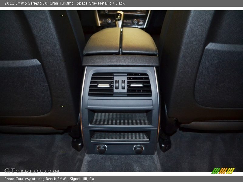 Space Gray Metallic / Black 2011 BMW 5 Series 550i Gran Turismo