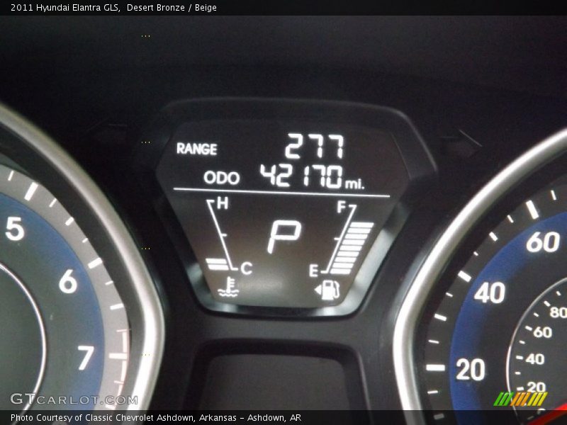 Desert Bronze / Beige 2011 Hyundai Elantra GLS