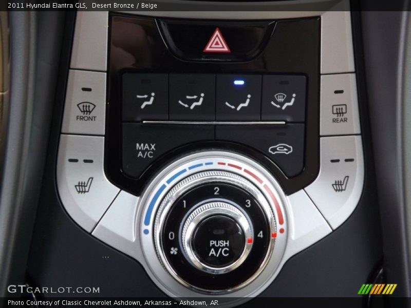 Desert Bronze / Beige 2011 Hyundai Elantra GLS