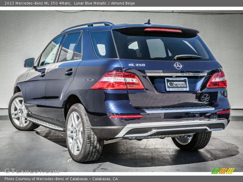 Lunar Blue Metallic / Almond Beige 2013 Mercedes-Benz ML 350 4Matic