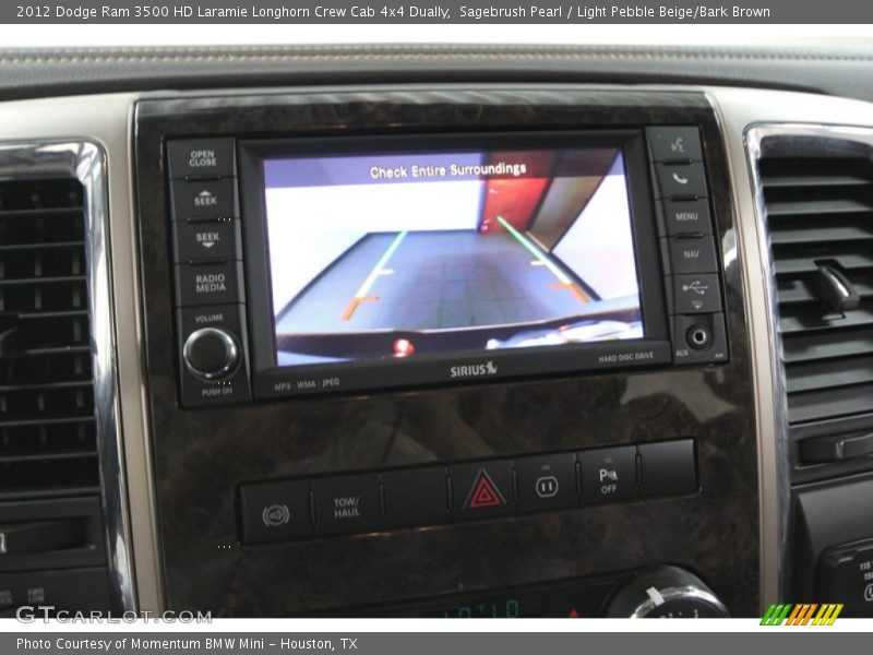 Sagebrush Pearl / Light Pebble Beige/Bark Brown 2012 Dodge Ram 3500 HD Laramie Longhorn Crew Cab 4x4 Dually