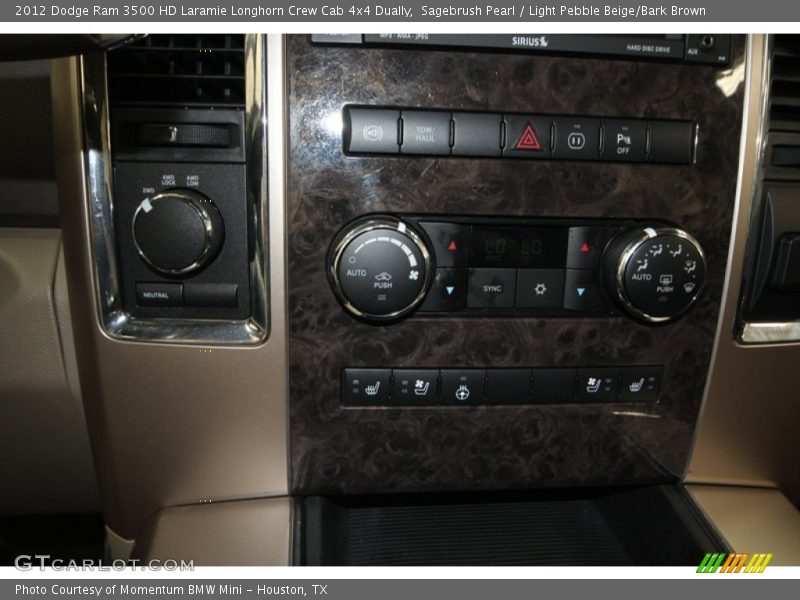 Sagebrush Pearl / Light Pebble Beige/Bark Brown 2012 Dodge Ram 3500 HD Laramie Longhorn Crew Cab 4x4 Dually