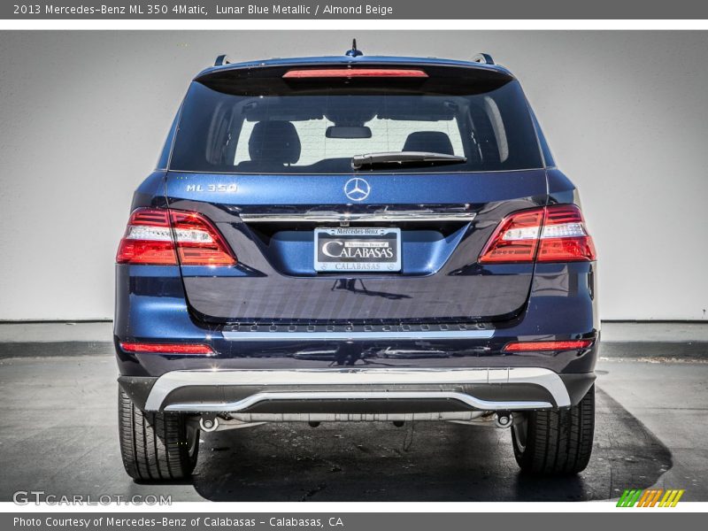 Lunar Blue Metallic / Almond Beige 2013 Mercedes-Benz ML 350 4Matic