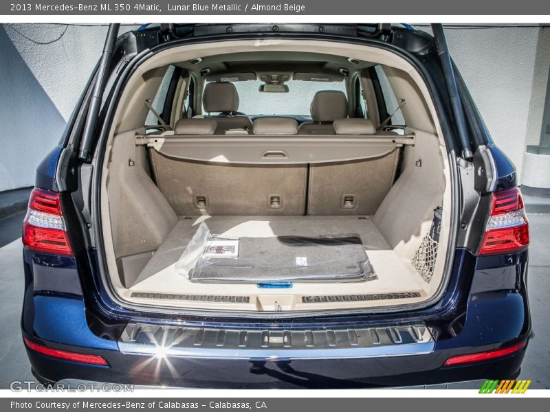 Lunar Blue Metallic / Almond Beige 2013 Mercedes-Benz ML 350 4Matic