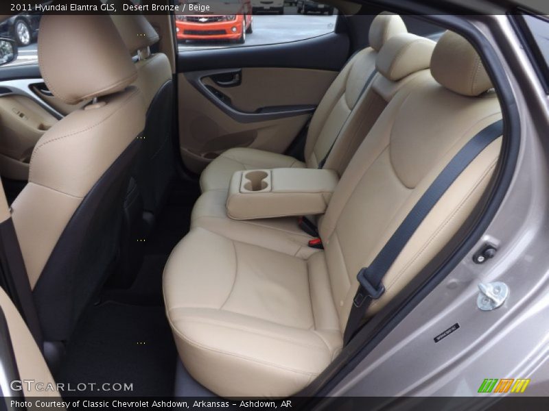Desert Bronze / Beige 2011 Hyundai Elantra GLS