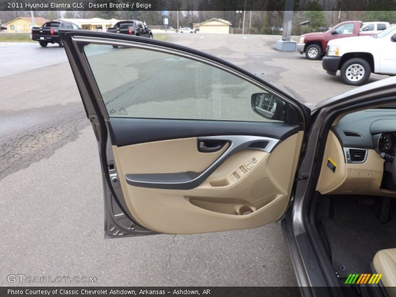 Desert Bronze / Beige 2011 Hyundai Elantra GLS