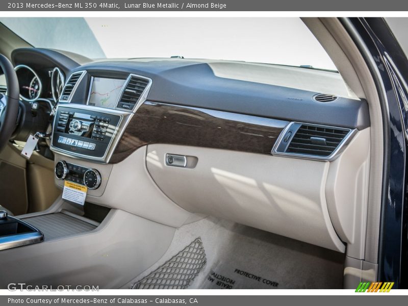 Lunar Blue Metallic / Almond Beige 2013 Mercedes-Benz ML 350 4Matic