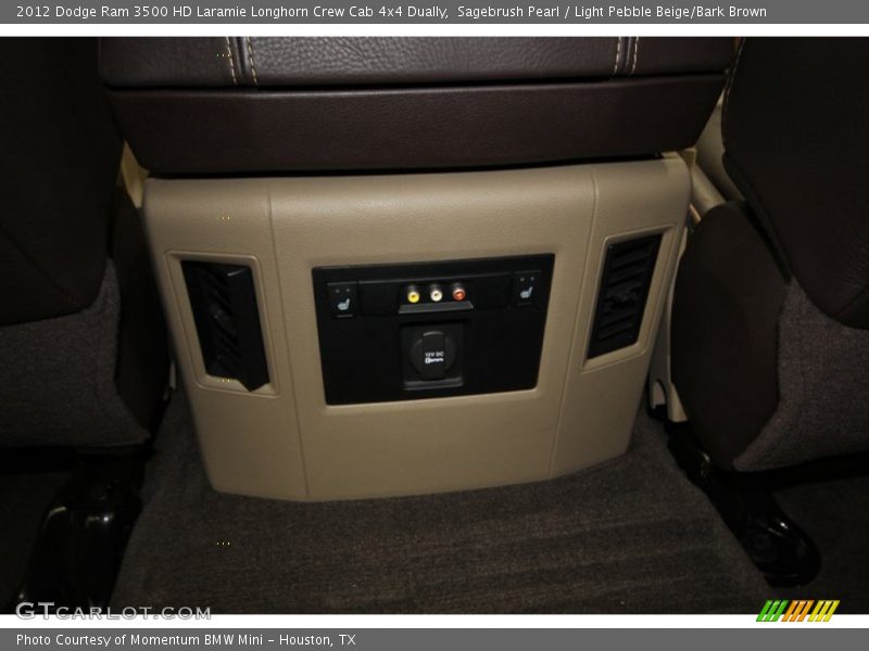 Sagebrush Pearl / Light Pebble Beige/Bark Brown 2012 Dodge Ram 3500 HD Laramie Longhorn Crew Cab 4x4 Dually
