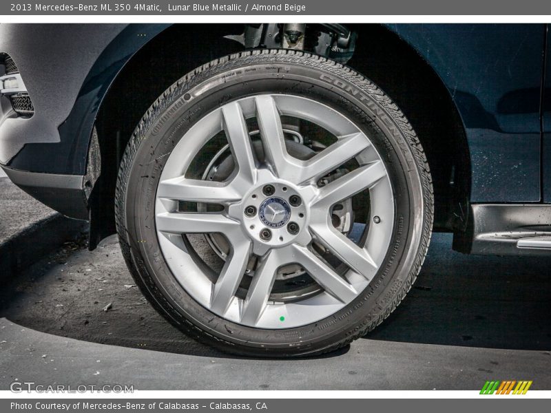 Lunar Blue Metallic / Almond Beige 2013 Mercedes-Benz ML 350 4Matic