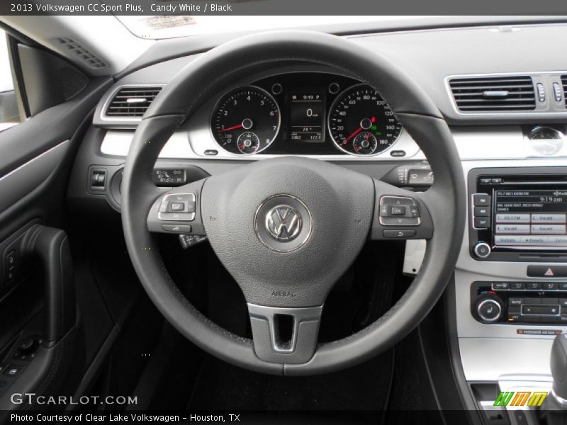 Candy White / Black 2013 Volkswagen CC Sport Plus