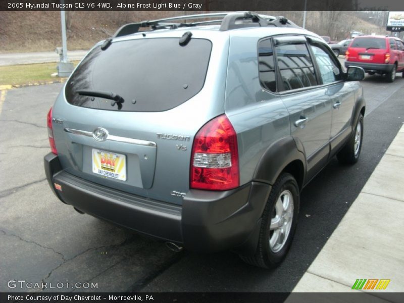 Alpine Frost Light Blue / Gray 2005 Hyundai Tucson GLS V6 4WD