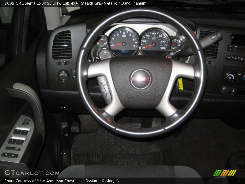 Stealth Gray Metallic / Dark Titanium 2009 GMC Sierra 1500 SL Crew Cab 4x4