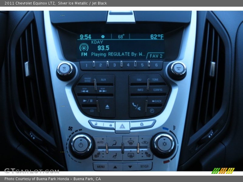 Silver Ice Metallic / Jet Black 2011 Chevrolet Equinox LTZ