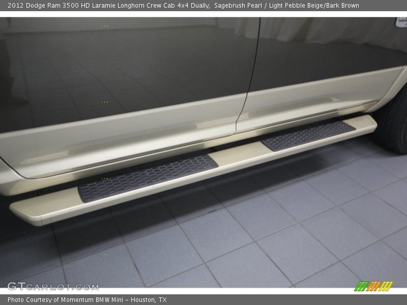 Sagebrush Pearl / Light Pebble Beige/Bark Brown 2012 Dodge Ram 3500 HD Laramie Longhorn Crew Cab 4x4 Dually