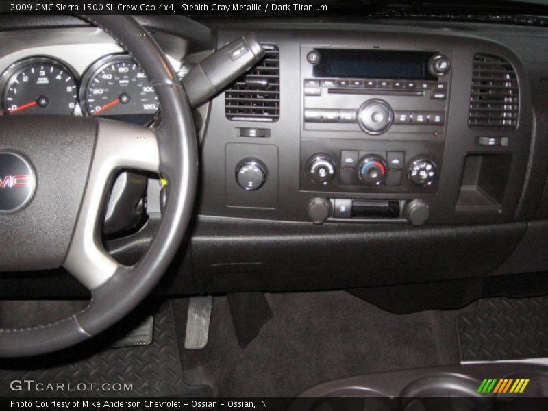 Stealth Gray Metallic / Dark Titanium 2009 GMC Sierra 1500 SL Crew Cab 4x4