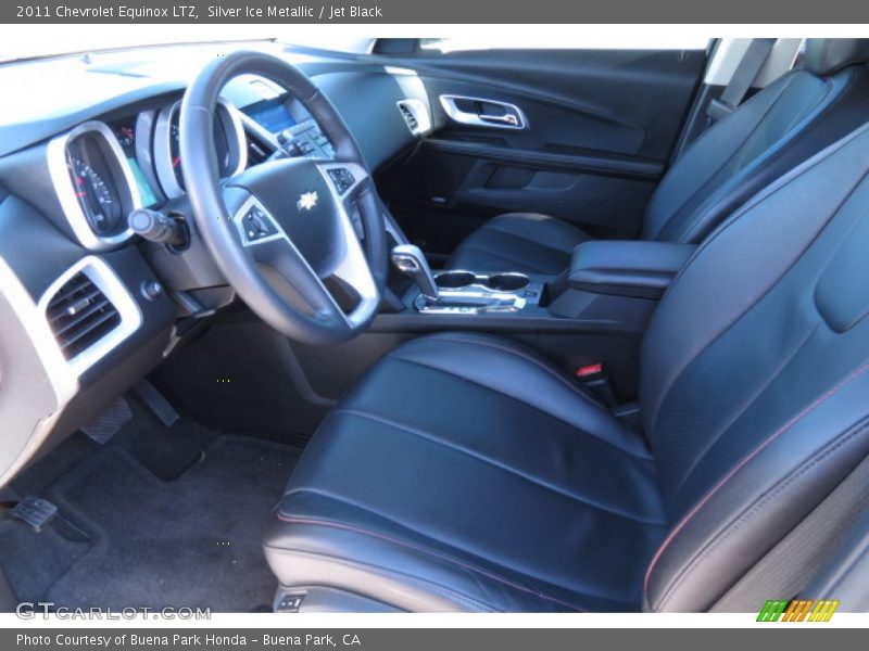 Silver Ice Metallic / Jet Black 2011 Chevrolet Equinox LTZ