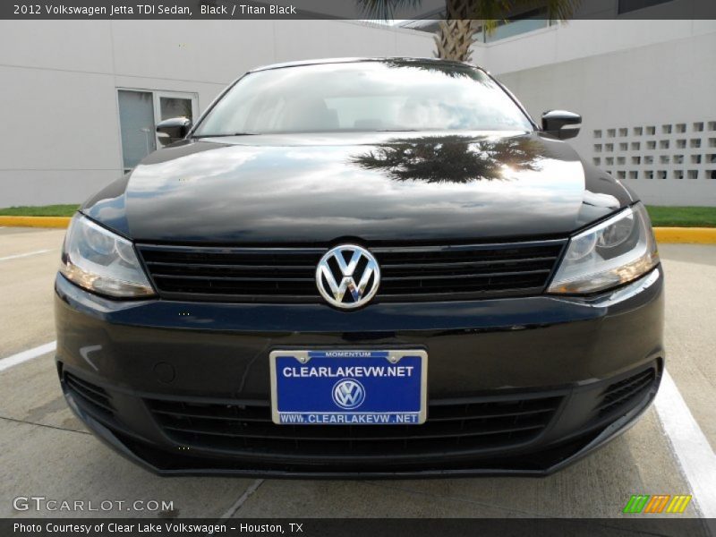 Black / Titan Black 2012 Volkswagen Jetta TDI Sedan