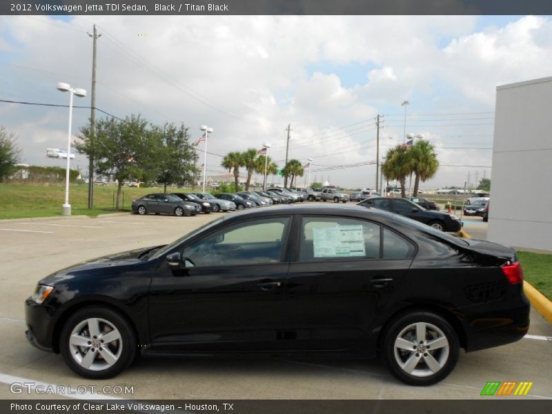 Black / Titan Black 2012 Volkswagen Jetta TDI Sedan