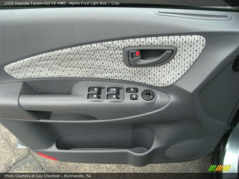 Alpine Frost Light Blue / Gray 2005 Hyundai Tucson GLS V6 4WD