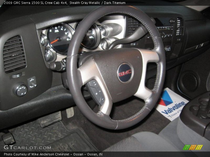 Stealth Gray Metallic / Dark Titanium 2009 GMC Sierra 1500 SL Crew Cab 4x4